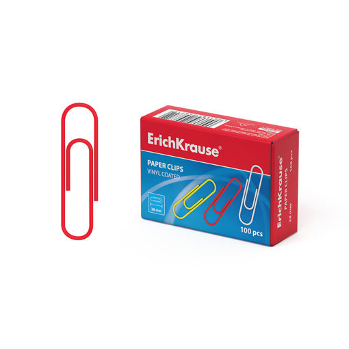 Picture of ERICHKRAUSE PAPER CLIPS COLOURED 28MM